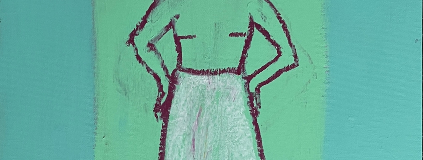 Auguste' - Acrylique sur carton entoilé - août 2025