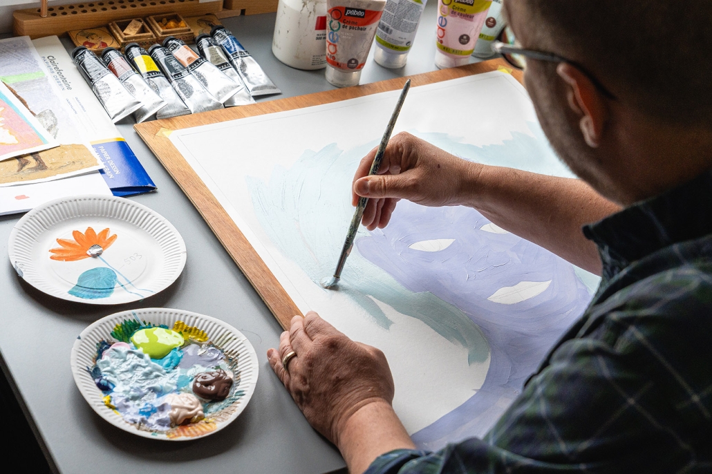 Cours de peinture et dessin avec Gilles Guias